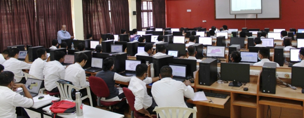 View of Computer  ---  GIS Lab