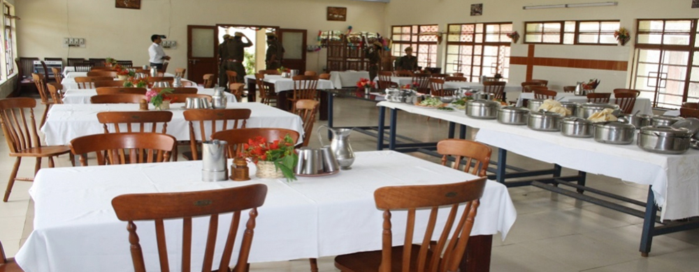 View of the Dining Hall at Chandan Hostel